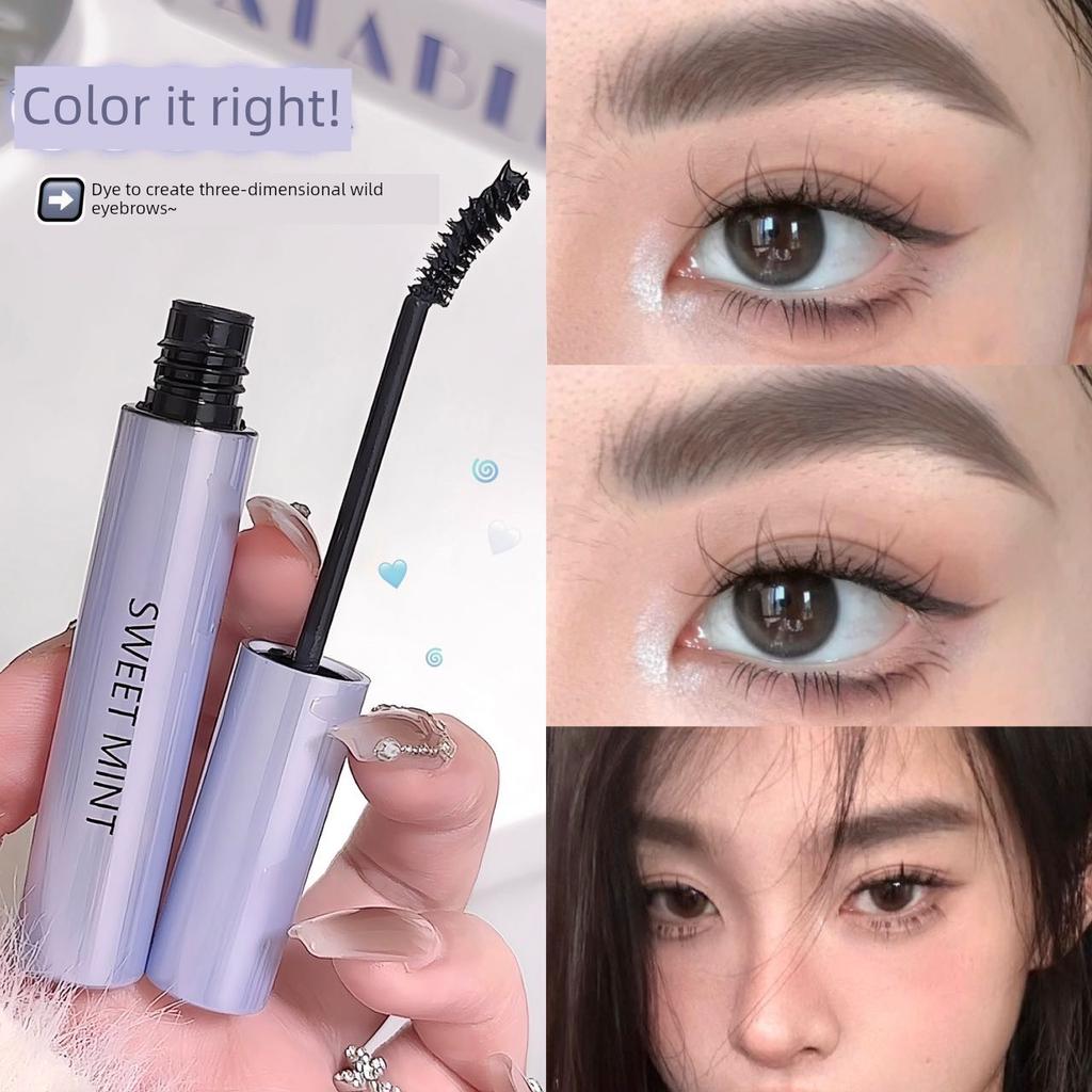 Eyebrow Dyeing Cream for Women, Waterproof, Long-Lasting, Non-Fading, Black Wild Eyebrow Styling Dyeing Cream, Pink Brown Light-Colored Water