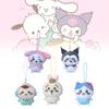 Очаровательный самоироничный плюшевый брелок-медведь с дизайном Sanrio Cool Little Fish