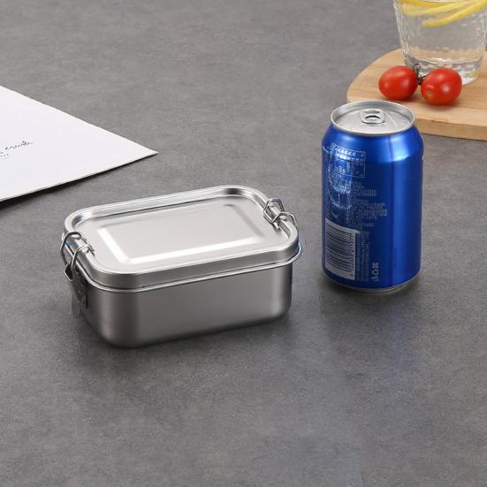 Ланч-бокс из нержавеющей стали, штабелируемый контейнер для бенто для супа, салата, остатков еды, портативный многоразовый контейнер для приготовления еды для дома, работы, путешествий, улицы