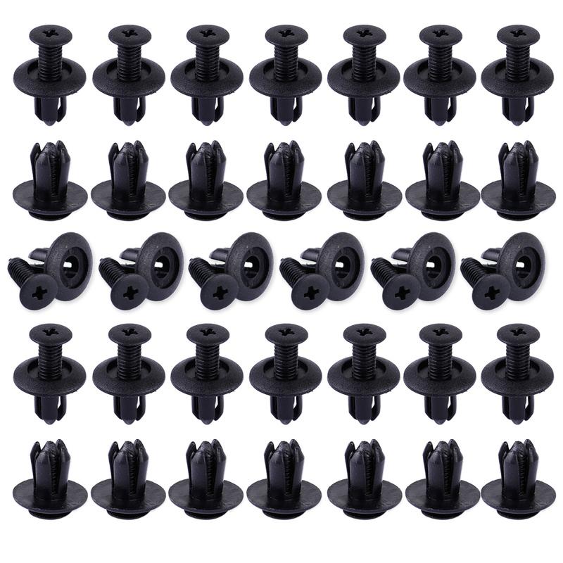50pcs Push Type Mud Guard Bumper Retainer Clips 86950-28000 Fit for Hyundai Accent Sonata Elantra KIA Amanti