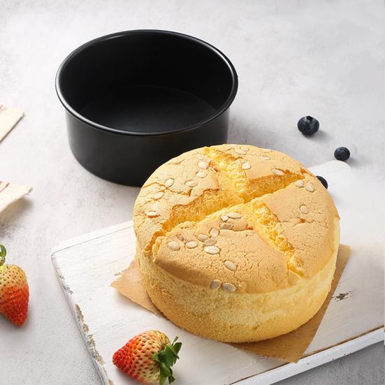 8-дюймовая форма для торта из углеродистой стали с антипригарным покрытием, пищевая, легкосъемная, шифоновая форма для выпечки тортов, которую можно мыть в посудомоечной машине, круглая форма для торта, кухонные гаджеты