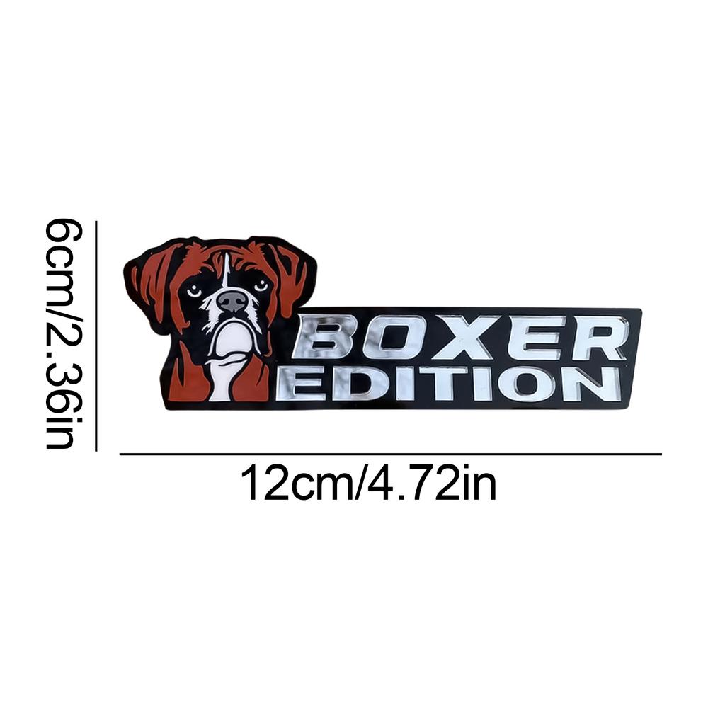 Значок для автомобиля с изображением собаки, 3D-значок для собак, акриловый значок, наклейка для автомобиля, наклейки на бампер, забавный автомобильный значок для экстерьера автомобиля