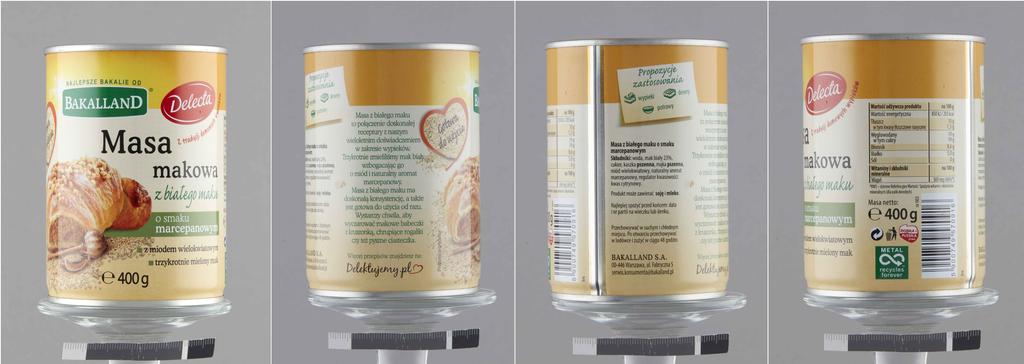 Bakalland White Poppy Seed Filling 400g Martin's Croissants