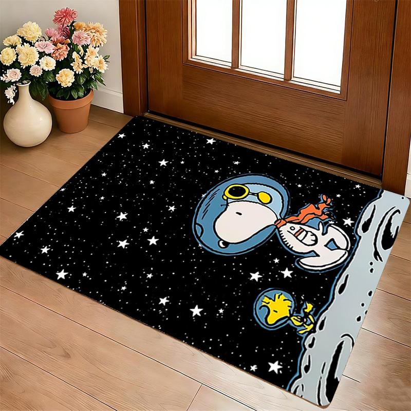 Snoopy Space Living Room Nonslip Area Rug Soft Carpet For Bedroom Game Playroom Sofa Office Home Decor Doormat Christmas Gift C926211