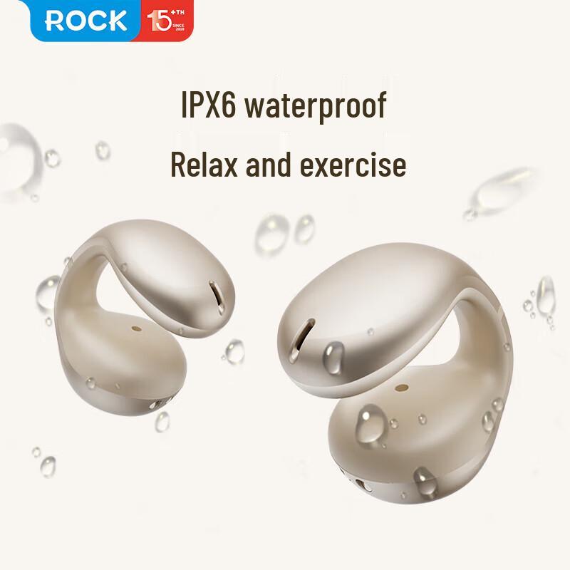 ROCK Open-Ear Clip True Wireless Bluetooth Earbuds