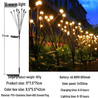 Садовые светильники Lishi Solar Firefly
