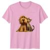 Dog And Cat Friends Animals Pet Lovers Unisexs Unisexs Graphic Unisex Tee