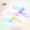Cat Hair Ball Toy Cotton String Teething Built-in Sand Rattle Interactive Rope Energy Bite-Resistant Tooth Grinding Play for Pet Self-play