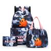 3Pcs/Set Chainsaw Man Kawaii Casual School Bag Colorful Backpack Set Girl with Lunch Bag for Women Student Teenager Rucksack Pencil Case