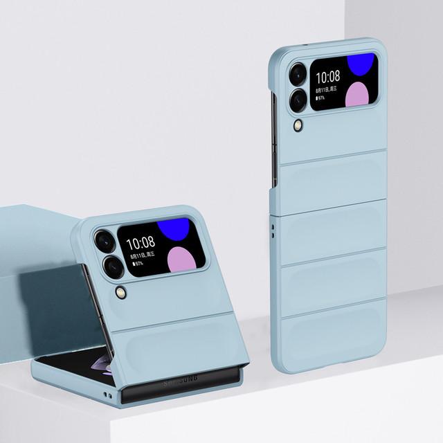 Тонкий защитный чехол для ПК с защитой от падений для Samsung Galaxy Z Flip4 Flip 4 5g Flip3 Flip 3, сумка для мобильного телефона без отпечатков пальцев, чехол