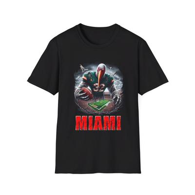 Футболка Miami Hurricanes Horror Mashup - Жуткий фанатский мерч
