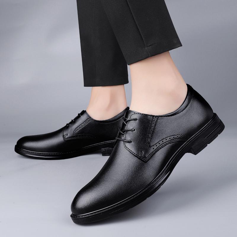 Модные мужские кожаные туфли в стиле business casual, туфли джентльмена, на шнуровке, мужские, минималистичные, универсальные, удобные, модная офисная обувь, мужские