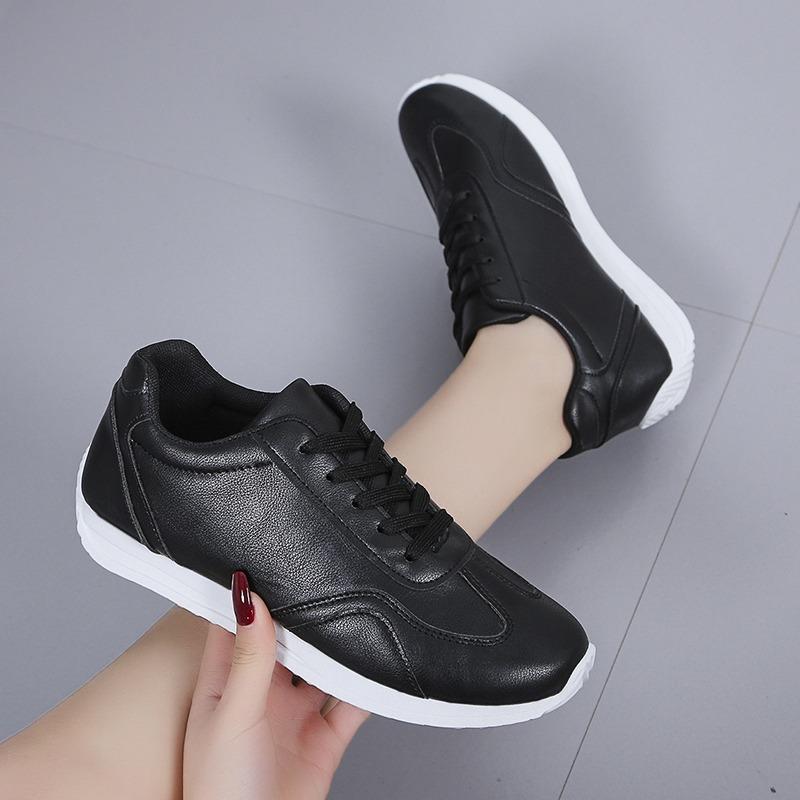 Кожаные Кроссовки Спортивная вулканизированная обувь Удобные Весенние Кроссовки Повседневная обувь Мода Школа Теннис