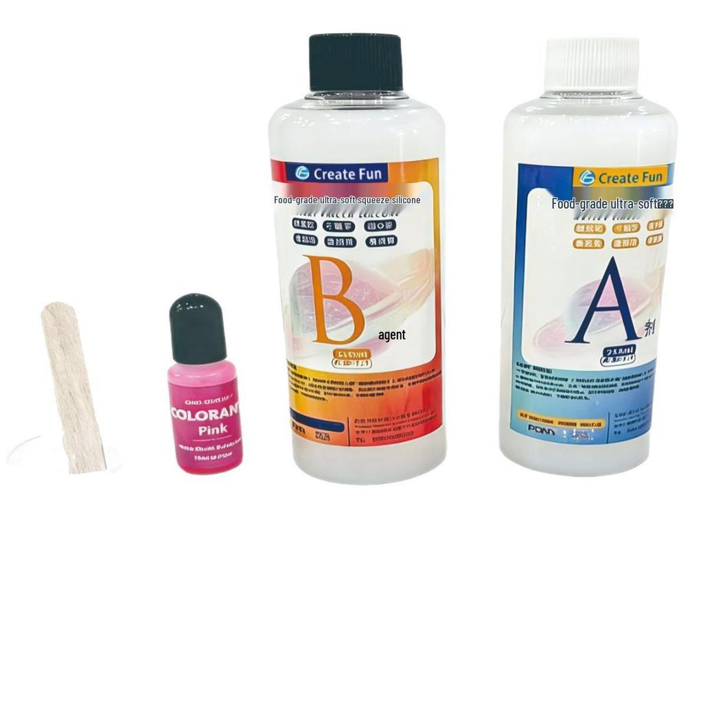 AB Silicone Food-Grade Beginner DIY Decompression Squishy Toy Material Pack