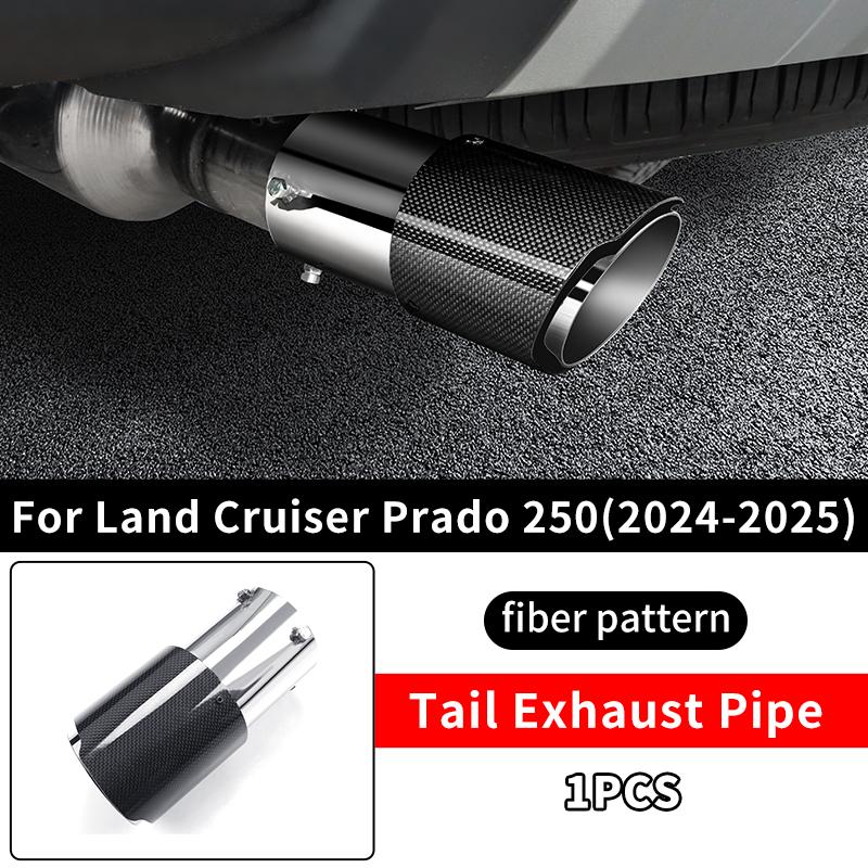 For 2024-2026 Toyota Land Cruiser 250 LC250 Prado 250 Stainless Steel Exhaust Tip Tailpipe Cover Exterior Upgrade Accessories