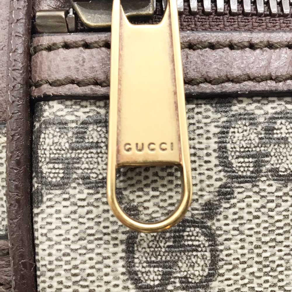 Б/у Сумка GUCCI на плечо бежевая ПВХ/кожа Женская