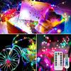 USB 30M 8 Function Copper String Lights LED Fairy Lights Living Room Bedroom Holiday Decoration Lights