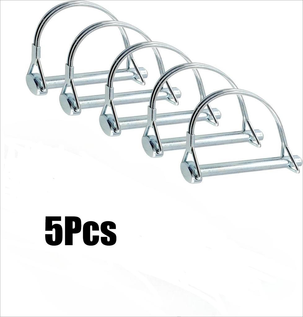 Professional Trailer Hitch Pin 1/4"x3" - Premium Coupler Pin for Farm, Lawn & Hitches, Heavy-Duty Steel Construction