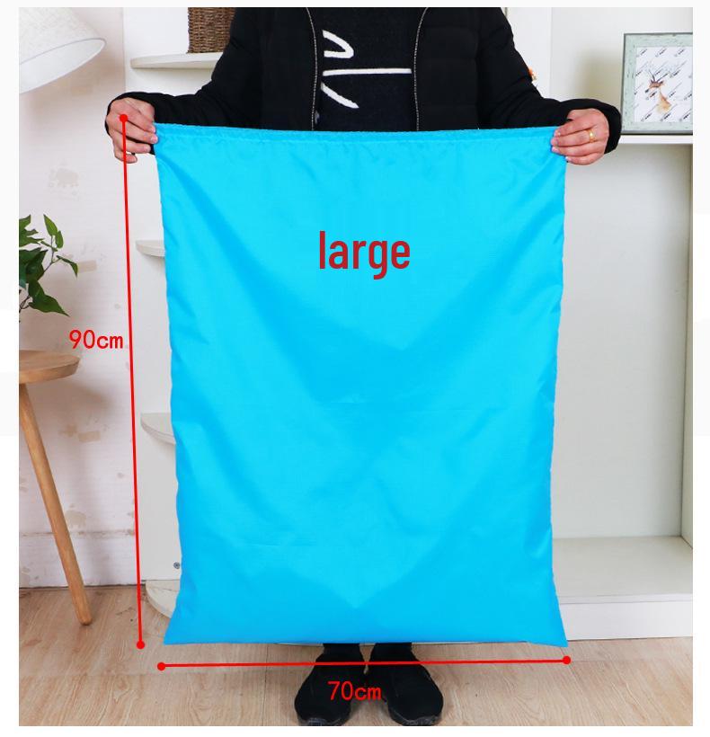 Большой пылезащитный мешок из ткани Оксфорд с завязками для хранения одеял