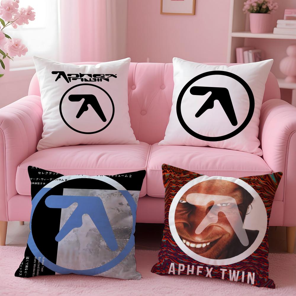 Aphex Twin Richard D James Музыкальная Наволочка Плюшевая Ткань Мягкая Двусторонняя Печать Наволочка для Подушки Дивана Стойкие Цвета Домашний Декор