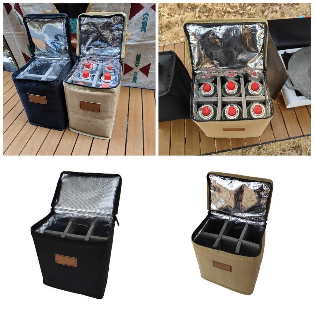 Сумка для хранения газовых баллонов для кемпинга Защитный чехол для топливных баллонов Сумка для маленьких баллонов с пропаном Маленькое топливо?Сумка для хранения цилиндров