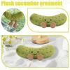 Funny Positive Cucumber Dolls, Plush Cucumber Dolls Keychain Bag Bag Ornament Gifts