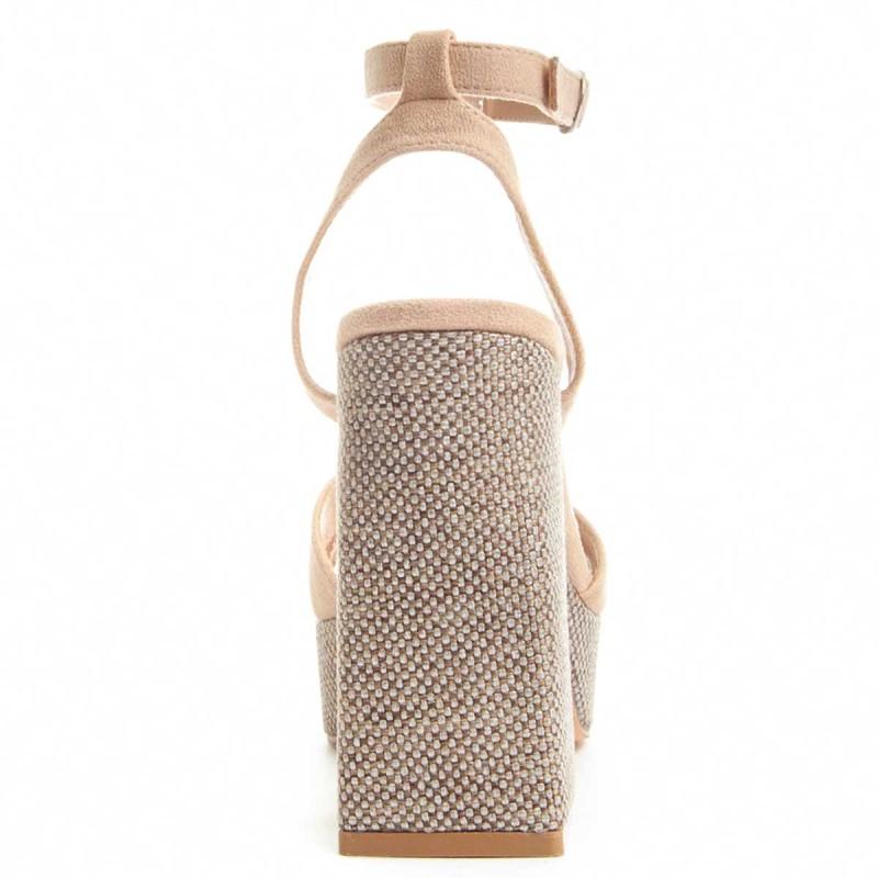 Sandalia De Tacón Para Mujer. Montevita Festsand8 88528