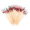 100Pcs 12Cm Bamboo Toothpicks Pick Buffet Cupcake Fruit Fork Party Dessert Salad Stick Cocktail Skewer For Wedding Party Decor