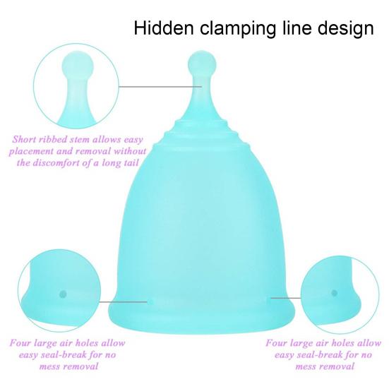 Складная силиконовая менструальная чаша 25/30 мл, легко снимаемая тампонная подушечка, альтернатива мягкой многоразовой чашечке для первых месячных для женщин