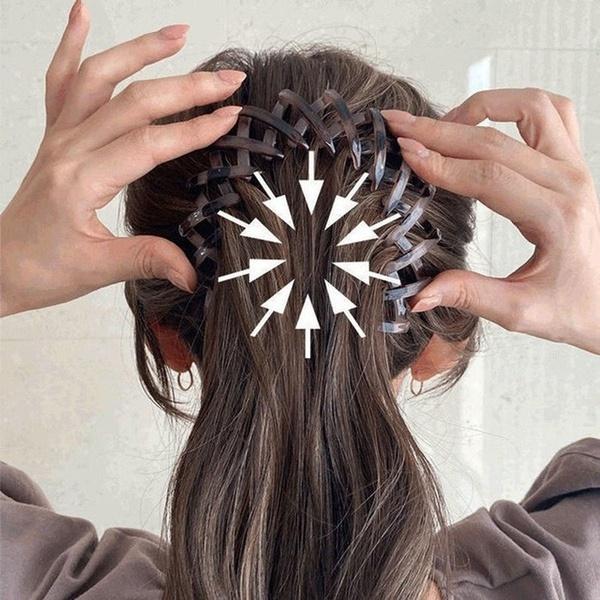 Новая мода для девочек, коготь для волос, женский зажим для волос, заколки, корейская заколка для волос, хвост, пряжка, зажим для волос, аксессуары для волос