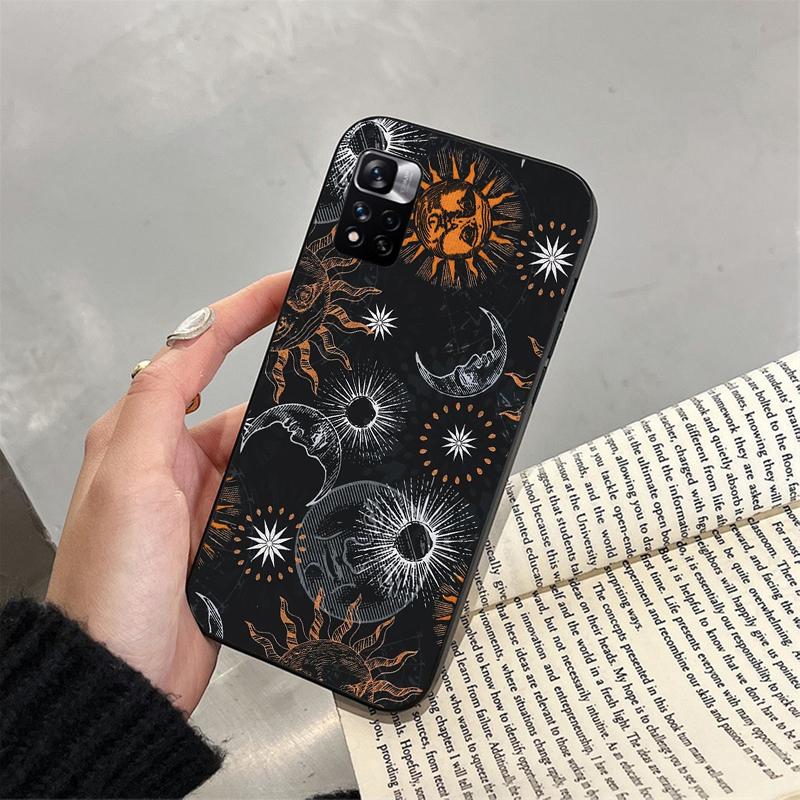 Moon And Sun Phone Case For Xiaomi Redmi note 13 12 Pro 11S 11 10 Pro 10S 12S Redmi 10 9C 13C
