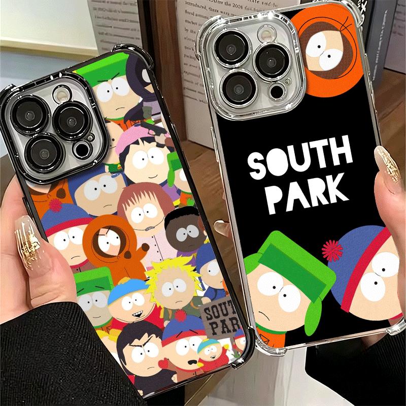 Мультяшный S-South P-Parkes Мягкий чехол для телефона для Xiaomi Poco X7 X8 Pro Max X6 X5 X3 F8 Ultra F7 M8 M7 M5S Redmi 15C 15A 15 14C 13C 1