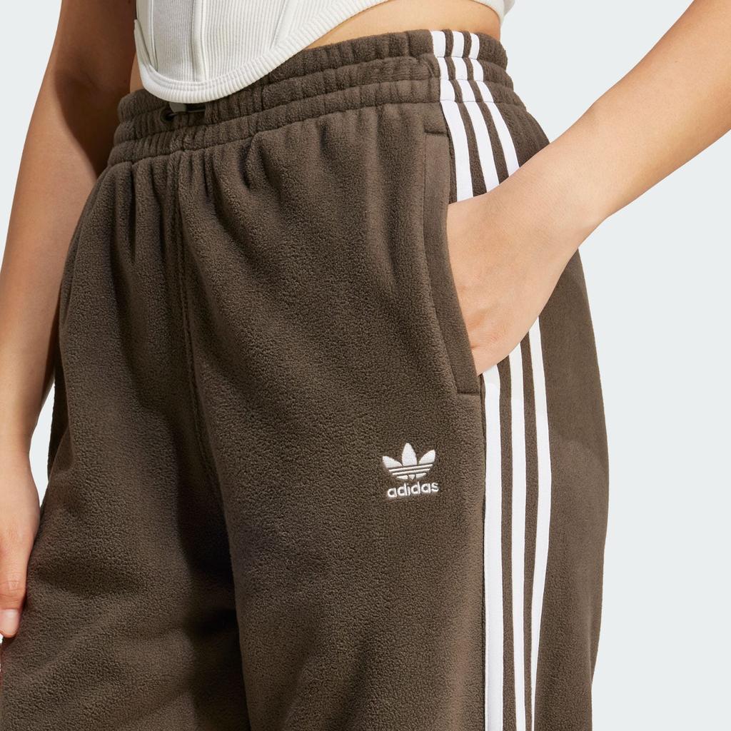 Adidas Оригинальные спортивные штаны Adicolor Track Joggers, свободные, мягкие, удобные, модные, ретро, спортивные, трикотажные, женские, коричневые, IY7835