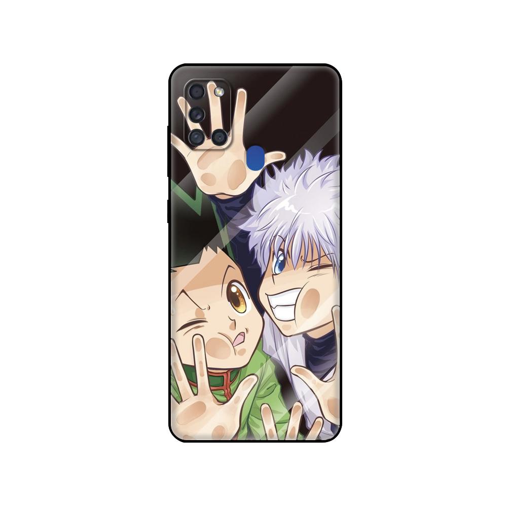 Черный чехол из ТПУ для Samsung Galaxy A50 50S A30S A10 A11 A21S A31 A41 A51 A71 M21 M30S S10 LITE HUNTER x HxH Gon Killua аниме