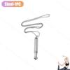 2025 New Necklace Meditation Breathing Stainless Steel Whistle Pendant Anxiety Relief Decompression Necklace Jewelry Accessories