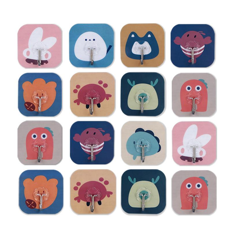 5 шт. наклейка крючок палка на крючок настенный крючок гвозди крючок не просверливаемый суперклеевой крючок прочный самоклеящийся бытовой сверхпрочный многофункциональный занавес