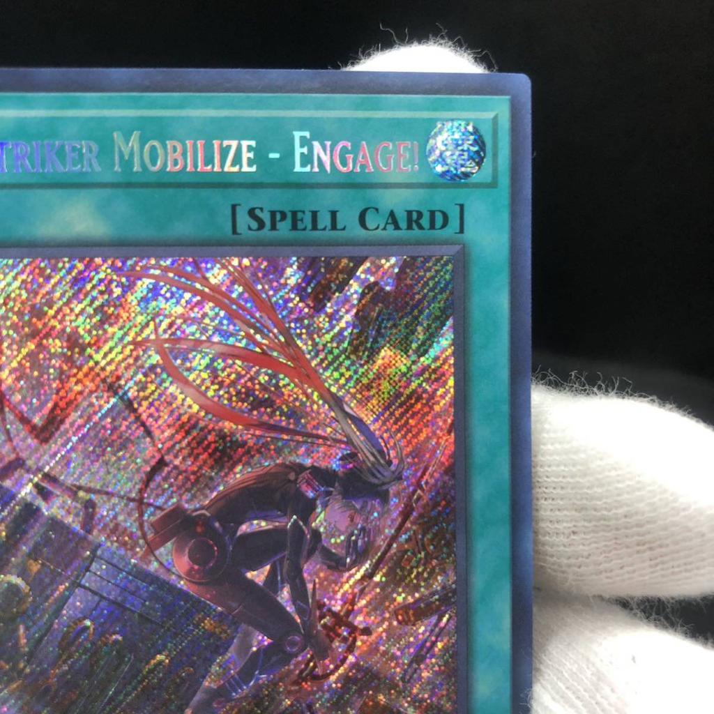 Yu-Gi-Oh! Английская версия Небесный Страйкер Мобилизуй Секретная Редкая Задействовать BLMR-EN091 2