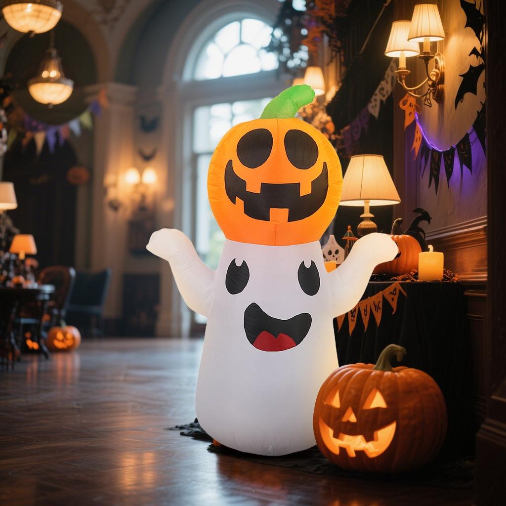 Halloween Inflatable Glowing Decoration Party Party Home Decoration Ornaments Easy To Install And Full Of Atmosphere