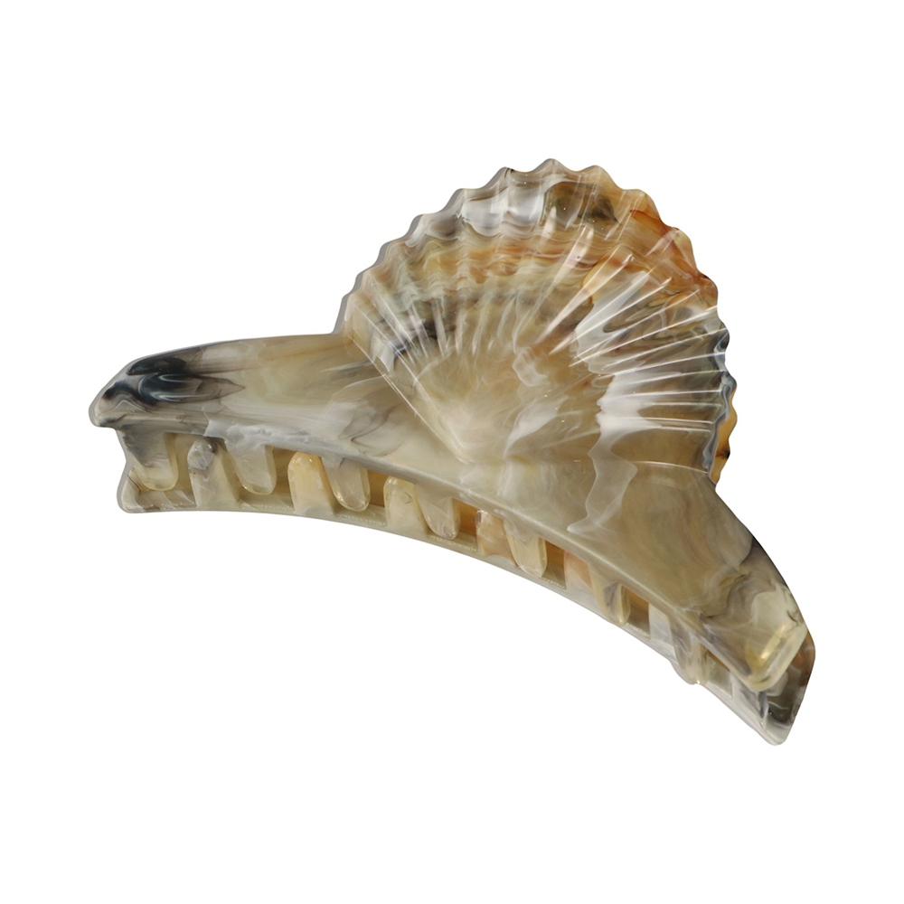 Зажим для волос Уксусная кислота Заколки Пляжный головной убор Ацетат Ракушка Волосы Коготь Женщины