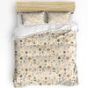 Spring Flowers Plants Wildflowers 3pcs Bedding Set For Double Bed Home Textile Duvet Cover Quilt Cover Pillowcase