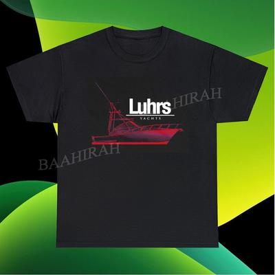 Новая футболка Luhrs Yachts с американским смешным логотипом, размеры от S до 5XL