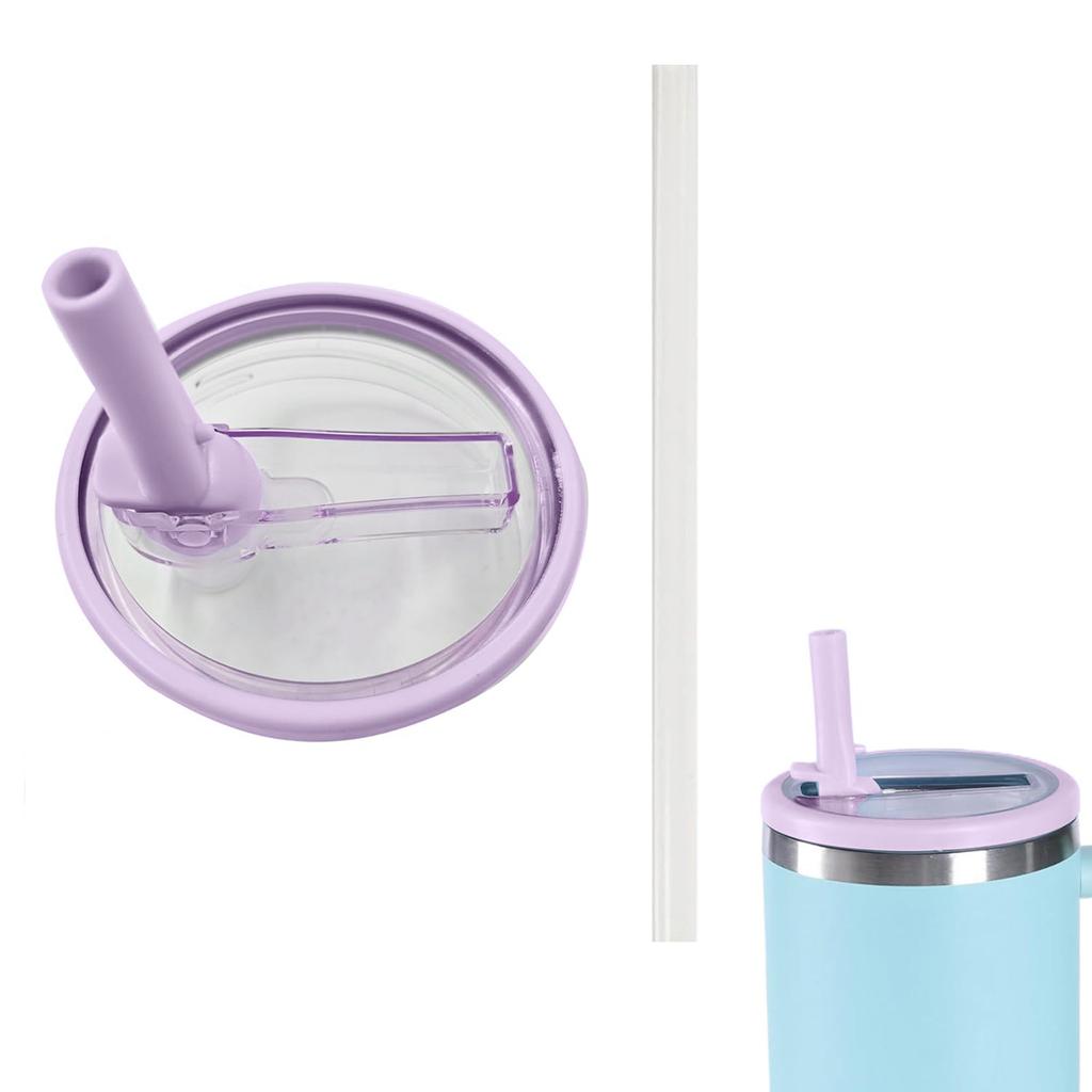 1 шт. 40 унций стакан откидная крышка соломинка сменная подходит для Quencher, крышки стакана с защитой от проливания, многоразовый чехол для стакана