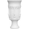 Керамическая ваза Creative Face Floreros Decorativos Moderno Vase Decoration Home Living Room White Flower Vase