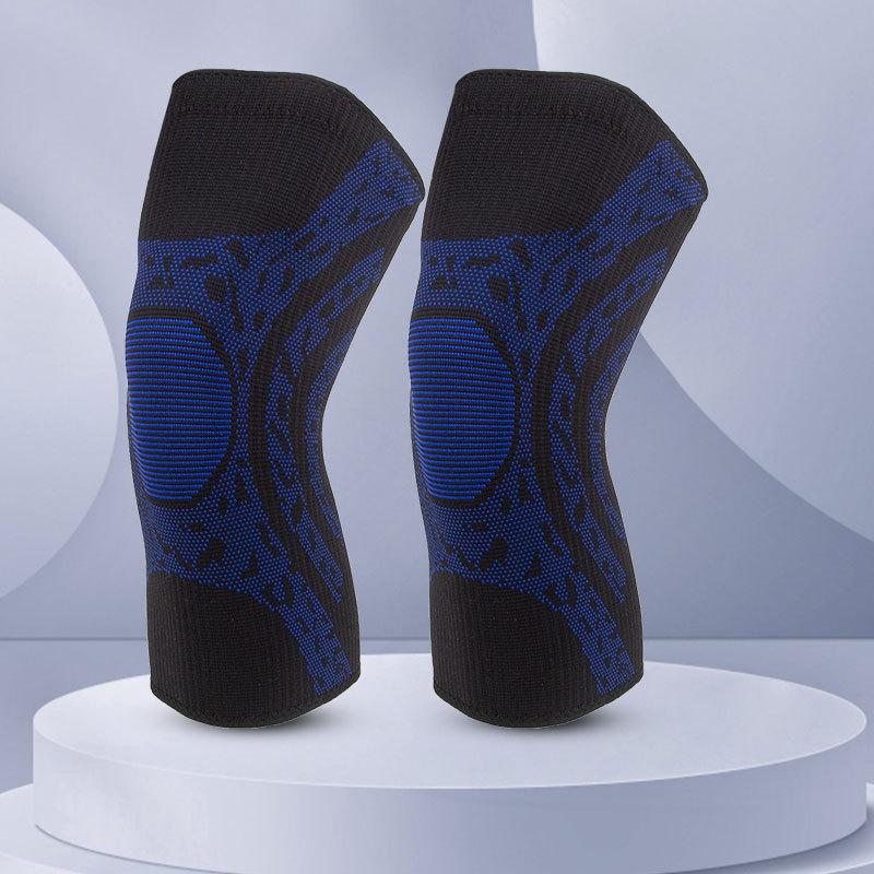 New Sports Nylon Three Dimensional High Elastic Knitted Knee Pads  Breathable Sweat Absorbent  Running and Warm