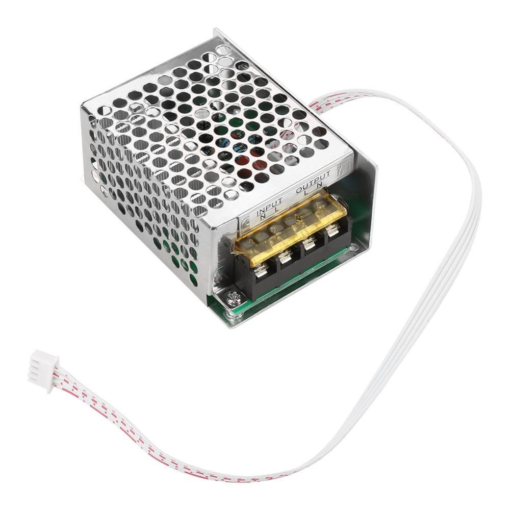 AC 220V SCR Voltage Regulator 4000W Dimmer Thermostat Speed Control Dimmer  Power Control