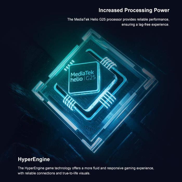 Xiaomi Redmi 9A Smartphone 2GB RAM 32GB ROM Téléphone Portable,Écran 6.53 HD MTK Helio G25 Processeur À Huit cœurs,Dual SIMMicr