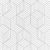 Геометрические шестиугольные обои самоклейка белые и серебристые, съемная контактная бумага для шкафов и ящиков