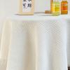 Round Table Cloth Rectangle Outdoor Party Table White Table Cover for Table Rustic Farmhouse Kitchen Coffee Tablecover