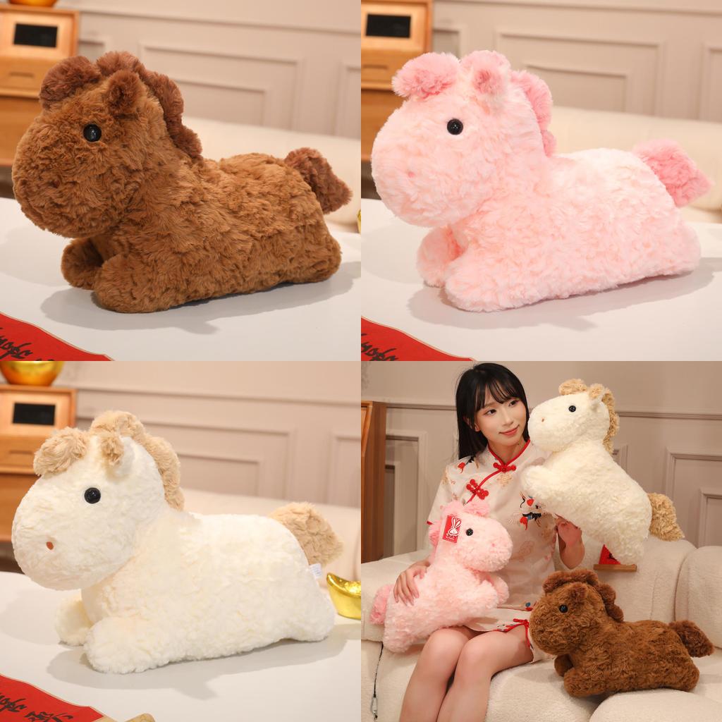Plush Cartoon Pony Toy Stuffed Doll With Soft Filling For Kids Collectors And