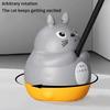 1 шт. Игрушка для домашних животных, маленькая кошка, удочка и палочка-дразнилка для кошек, вращение на 360 градусов, с перьями, колокольчиками и стальной проволокой, палочка-дразнилка для кошек